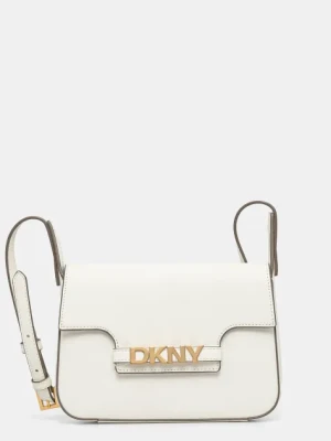 Dkny torebka skórzana kolor beżowy R51E1J30