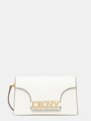 Dkny torebka skórzana kolor biały R435OG58