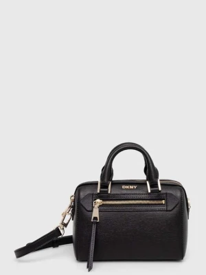 Dkny torebka skórzana kolor czarny R42DKE19