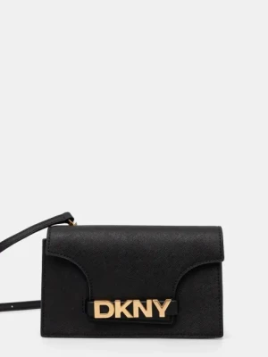 Dkny torebka skórzana kolor czarny R435OG58