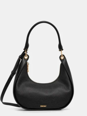 Dkny torebka skórzana kolor czarny R44CEI49