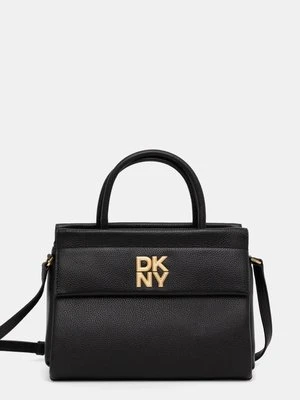 Dkny torebka skórzana kolor czarny R44DAI70