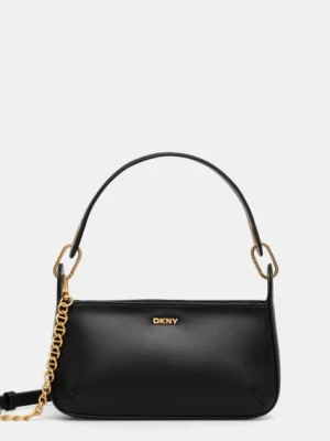 Zdjęcie produktu Dkny torebka skórzana kolor czarny R44EKI56