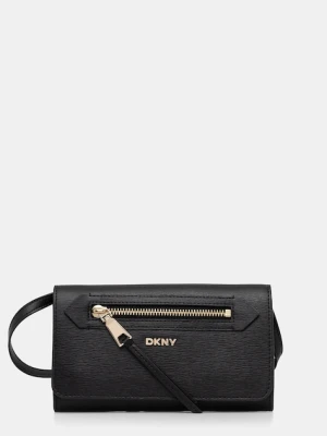 Dkny torebka skórzana kolor czarny R52E3K47