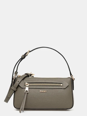Dkny torebka skórzana kolor zielony R42HKE18