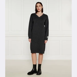 DKNY Wełniana sukienka