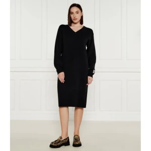 DKNY Wełniana sukienka