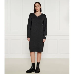 DKNY Wełniana sukienka