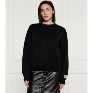 DKNY Wełniany sweter | Loose fit