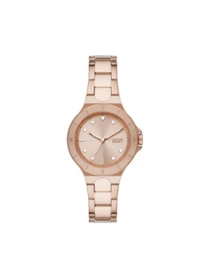 DKNY Zegarek Chambers NY6642 Różowe złocenie