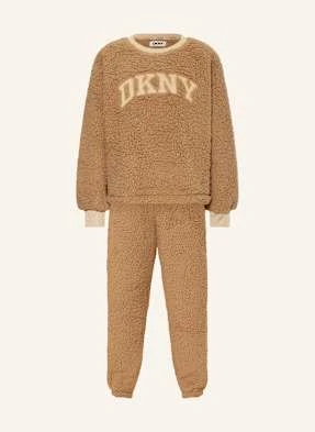 Dkny Zestaw Rekreacyjny Chill In Style Z Pluszowego Materiału braun