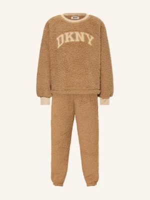 Dkny Zestaw Rekreacyjny Chill In Style Z Pluszowego Materiału braun