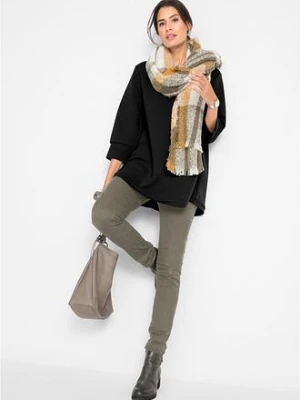 Długa bluza dresowa z wiskozą bonprix