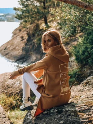 Długa bluza longline One Way Ticket XS/S