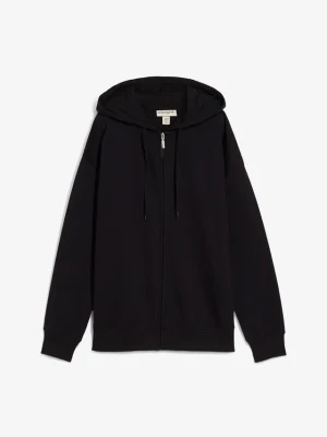 Długa bluza rozpinana BonPrix czarny