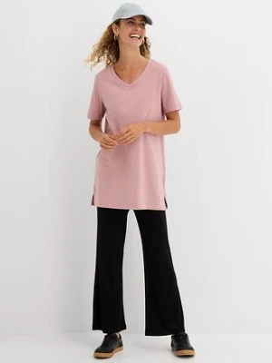 Długa bluzka  z dekoltem w serek (2 szt.) bonprix