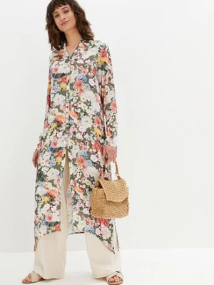 Długa bluzka z lejącej wiskozy bonprix