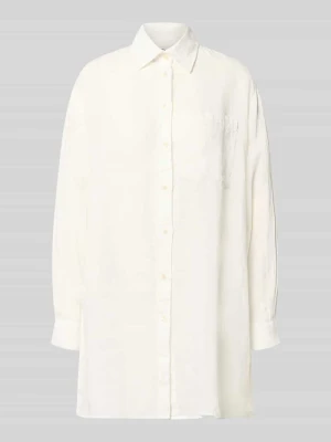 Długa bluzka z lnu o kroju relaxed fit model 'TAHIA' 0039 italy