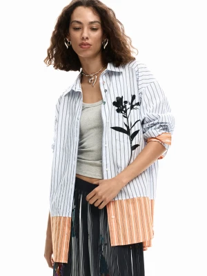 Długa koszula w paski Desigual