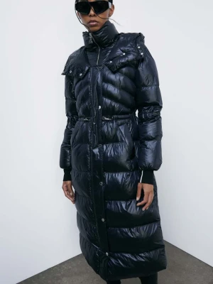 Długa kurtka puchowa z kapturem PATRIZIA PEPE