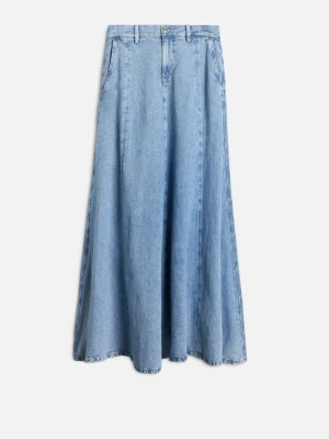 DŁUGA LEKKA SPÓDNICA DENIMOWA 7 FOR ALL MANKIND