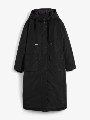 Długa parka BonPrix czarny