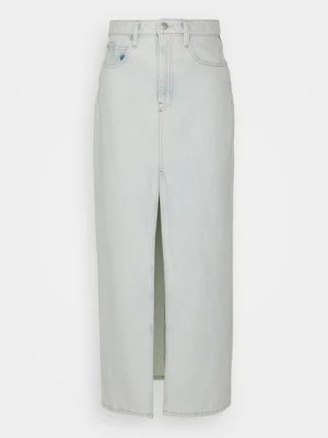 Długa spódnica Calvin Klein Jeans jasnoniebieski denim
