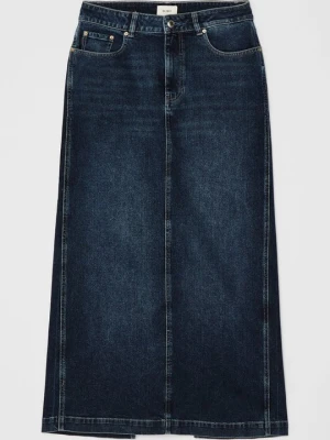 Długa spódnica DL1961 niebieski denim