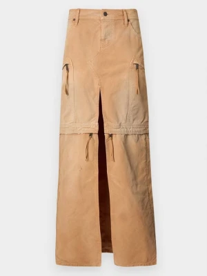 Długa spódnica Dsquared2 beżowy