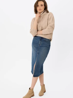 Długa spódnica jeansowa G-VYEN Volcano