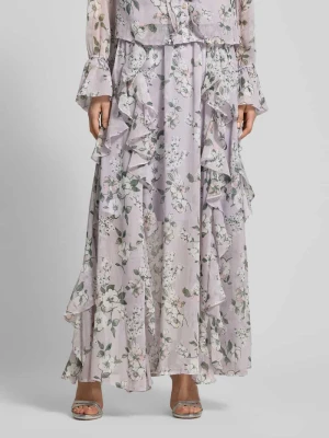 Długa spódnica krój regular fit z obszyciem falbanami Model 'Kate' GUIDO MARIA KRETSCHMER WOMAN