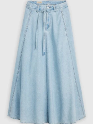 Długa spódnica Levi's niebieski denim