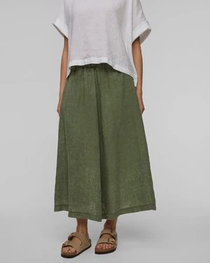 Długa Spódnica Lniana Deha