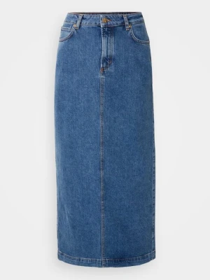Długa spódnica Marc O'Polo niebieski denim