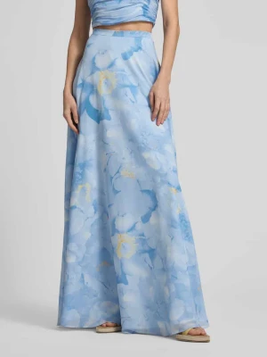 Długa spódnica o kroju regular fit z kwiatowym wzorem na całej powierzchni Jake*s Cocktail