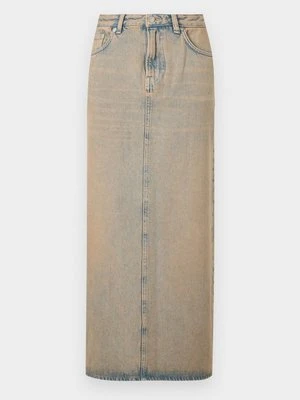 Długa spódnica Samsøe Samsøe jasnoniebieski denim
