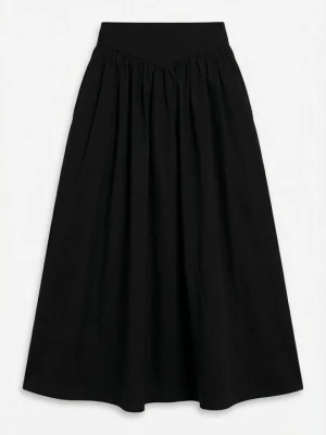 Długa spódnica Topshop czarny