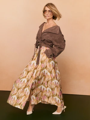 Długa spódnica w autorski print TARANKO