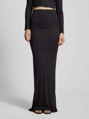 Długa spódnica w jednolitym kolorze model ‘Soft Touch’ Gina Tricot