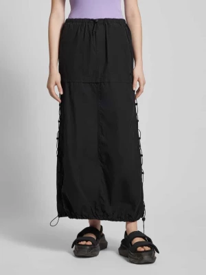 Długa spódnica w jednolitym kolorze z elastycznym pasem Review