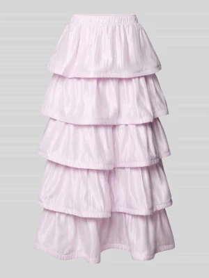 Długa spódnica z 3d falbankami model 'NATALIE' Vero Moda