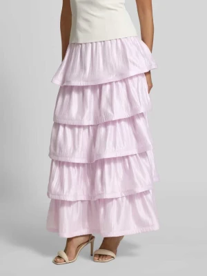 Długa spódnica z 3d falbankami model 'NATALIE' Vero Moda