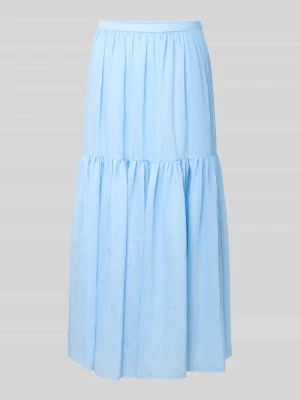 długa spódnica z dołem obszytym falbaną i bocznym zamkiem błyskawicznym Jake*s Cocktail