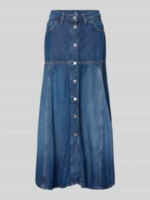 długa spódnica z mieszanka lyocellu w tkanina stylizowana na denim model 'Nidia' Guess