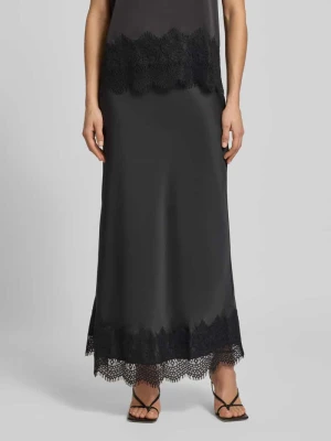 Długa spódnica z obszyciem koronką model ‘ELLETTE’ Vila