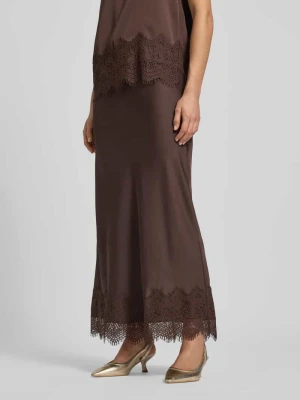 Długa spódnica z obszyciem koronką model ‘ELLETTE’ Vila