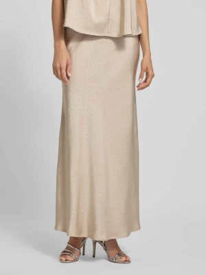 Długa spódnica z obszyciem ozdobnymi kamieniami model ‘Maila’ MbyM