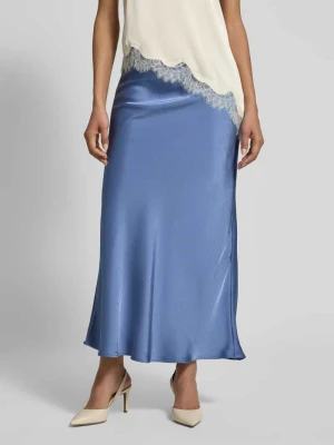Długa spódnica z satyny Model 'Vicky' NEO NOIR