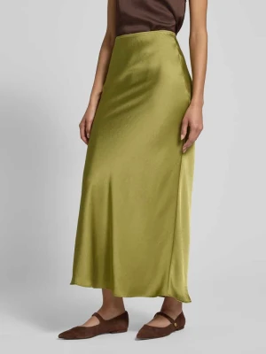 Długa spódnica z satyny Model 'Vicky' NEO NOIR