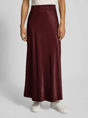 Długa spódnica z satyny z elastycznym pasem model ‘Jaelynn’ OH APRIL